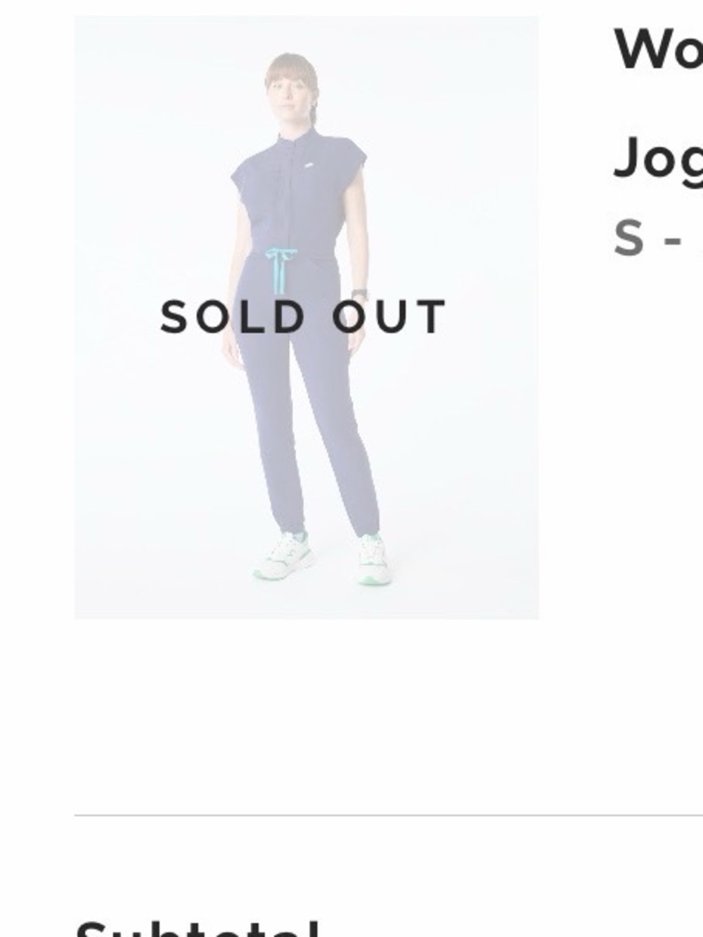 Figs Sapphire scrub jumpsuit
